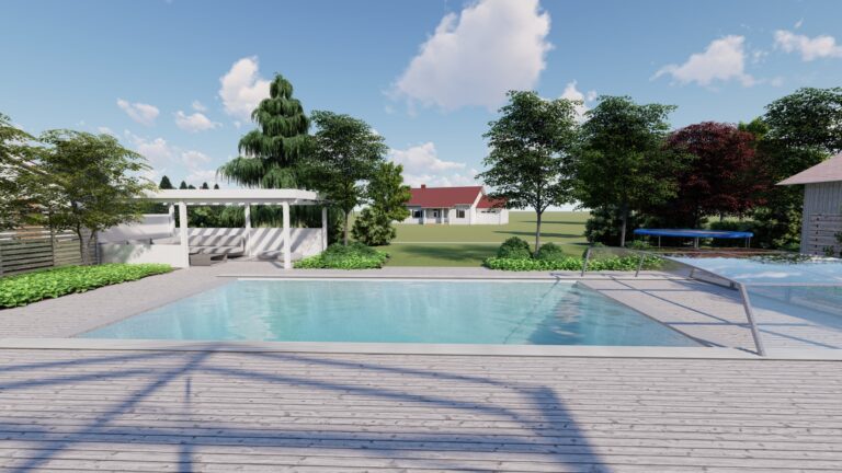 Natalia Lindberg Trädgårdsdesign - trädgård med pool